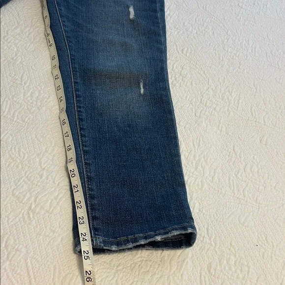 Sonoma Girlfriend Straight Cropped Jeans with Distressed Details - Picture 5 of 6